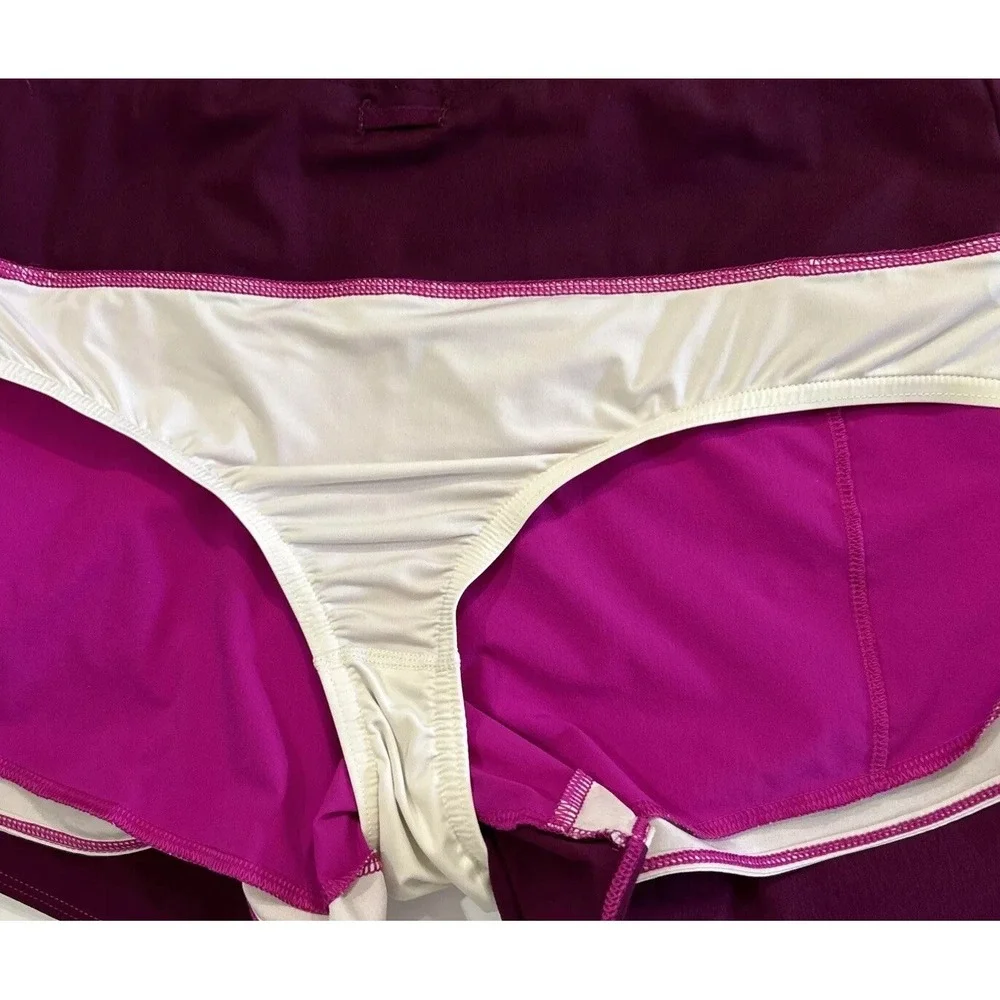 ATHLETA RUNNING FREE COLORBLOCK‎ SHORTS EUC SIZE SMALL EC